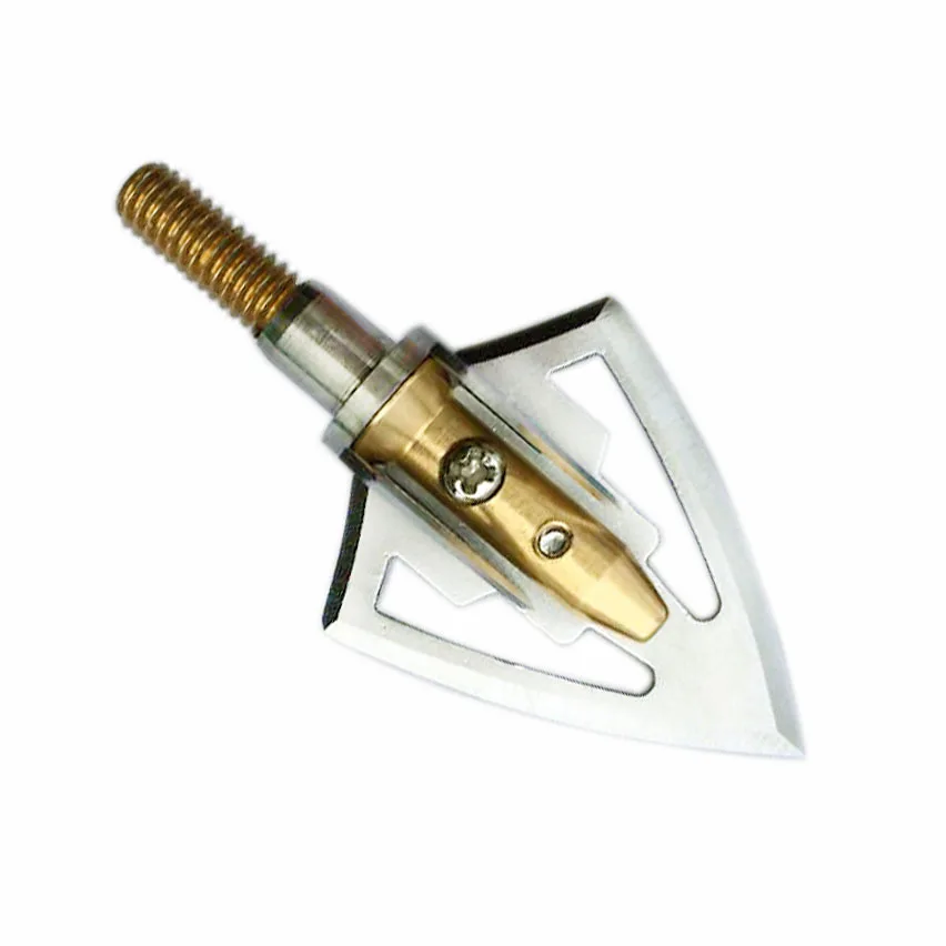 

6pcs bow and arrow hunting broadheads 100grain one blade Flat teeth fighter 5.0cm of length arrowhead tip free shiping 6pack