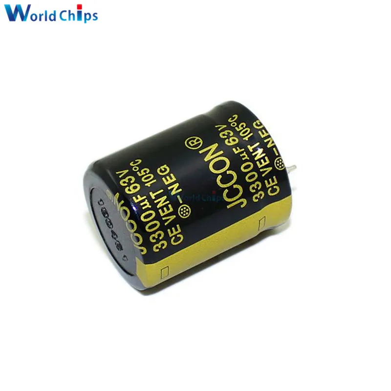 63V 3300uF 25X30mm алюминиевый электролитический конденсатор Высокочастотный