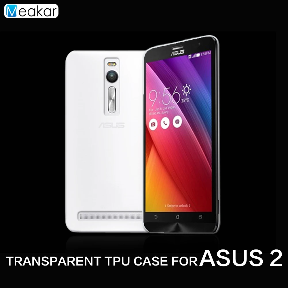 Прозрачный Мягкий ТПУ силиконовый 5 для Asus Zenfone 2 ZE551ML чехол задней панели сотового