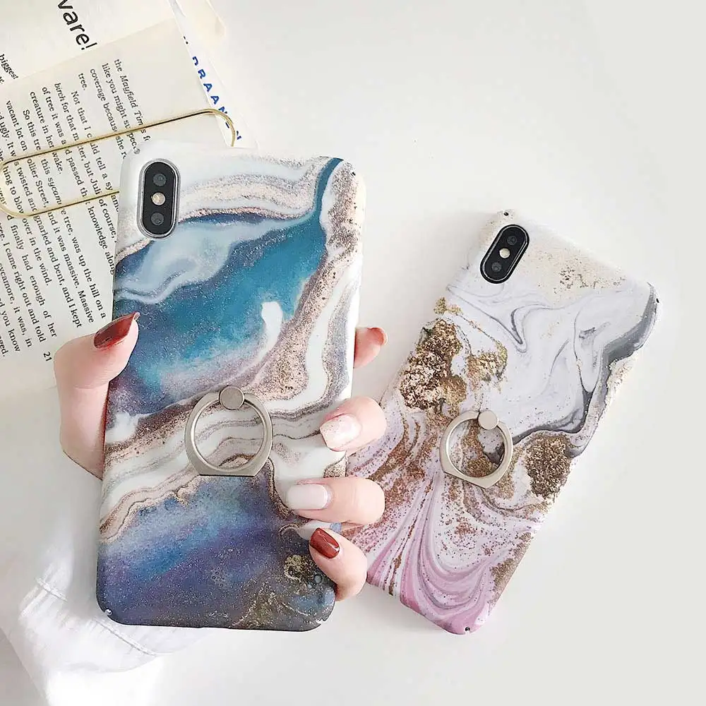 Простой красочный чехол с пейзажем для iphone XS MAX XR X 8 7 6 6S Plus чехлы телефонов Модный
