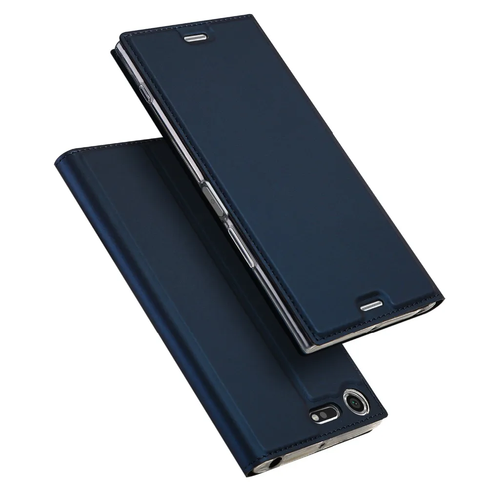 Dux DUCIS Роскошный кожаный флип чехол для Sony Xperia XZ Премиум бумажник G8141 двойной SIM G8142
