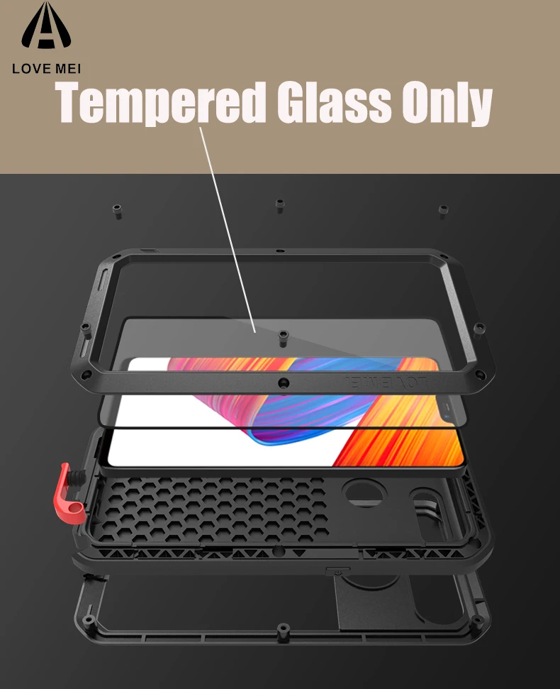 Оригинальная защитная пленка из закаленного стекла только для LOVE MEI|Защитные