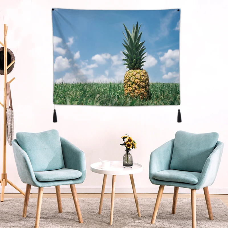 

3D Background Fabric Valance Tapestry Wall Hanging Plants Bedroom Living Room Blanket Yoga Beach Towel Tablecloth Home 100*70