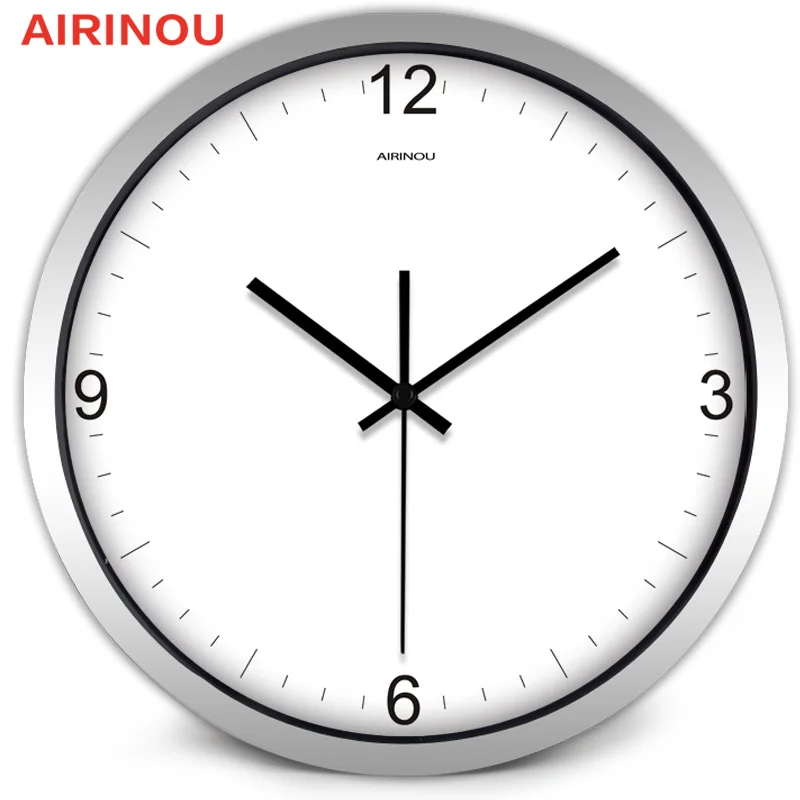 Настенные часы Airinou для гостиной сверхтихие простые цифровые Кварцевые