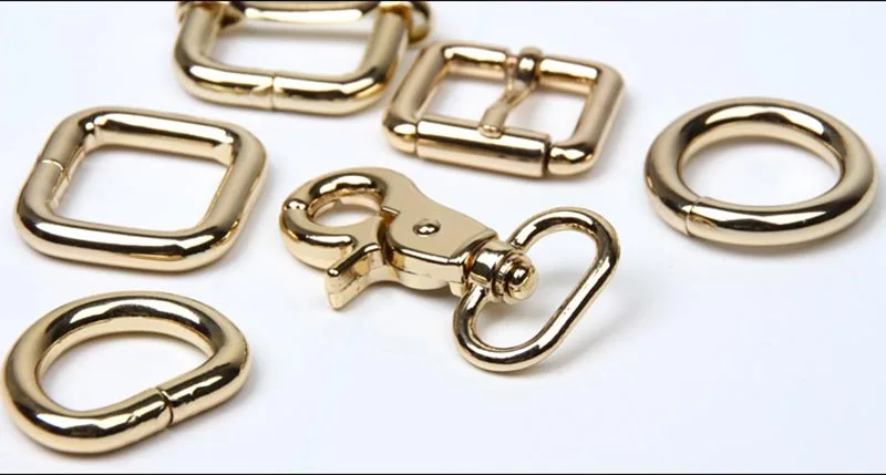 gold Meetee 1 комплект(6 шт.) 20/25/32/38 мм уплотнительное кольцо в виде буквы D Square Needle двухщелевая Пряжка для сумки ремень Чемодан аппаратные средства "сделай сам" ремесла домашнего декора аксессуары - Цвет: gold