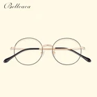 Оправа для очков Bellcaca из чистого титана для мужчин и женщин, винтажная круглая оптическая оправа для компьютерных очков с прозрачными линзами, BC798