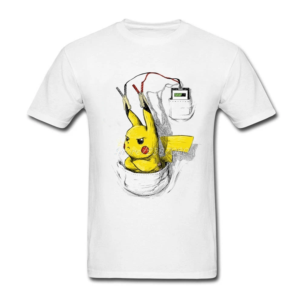 Новинка 2019 футболка Pokemon pp Мужская из хлопка XXXL футболки с коротким рукавом |