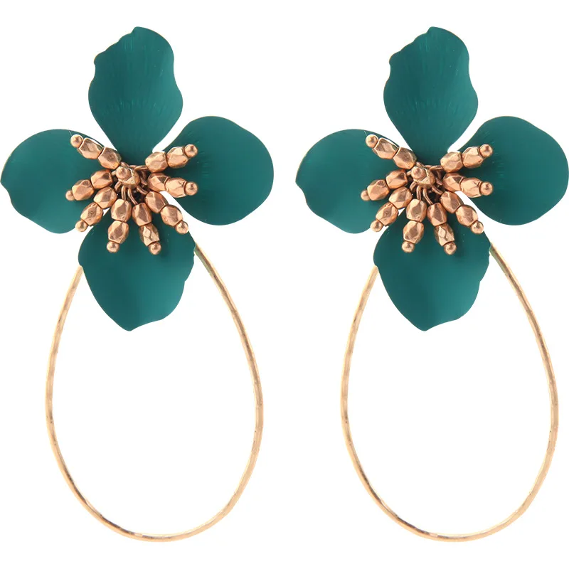 Евро-американские модные серьги Длинные массивные гвозди женские