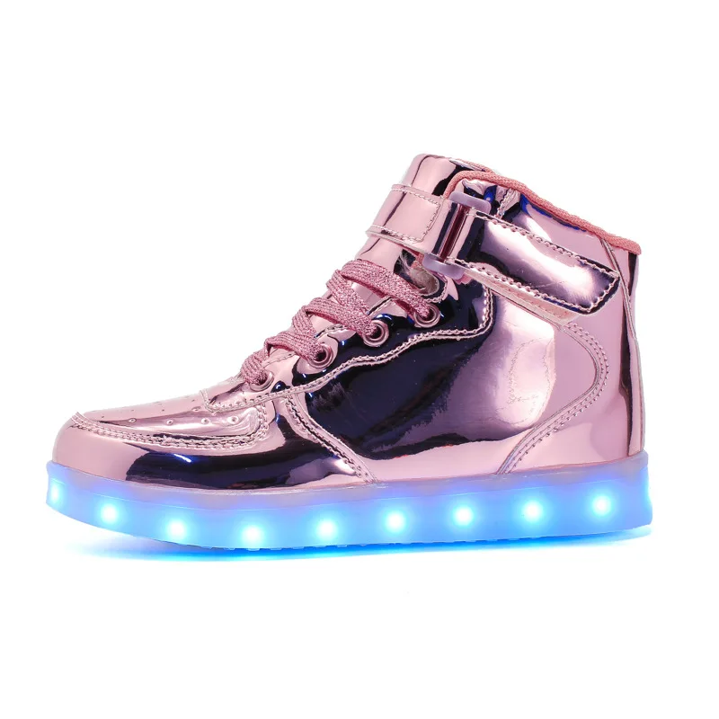 Детские светящиеся кроссовки; обувь для мальчиков и девочек; Светящиеся кроссовки с подсветкой; женские кроссовки с USB зарядкой; Детские светящиеся кроссовки