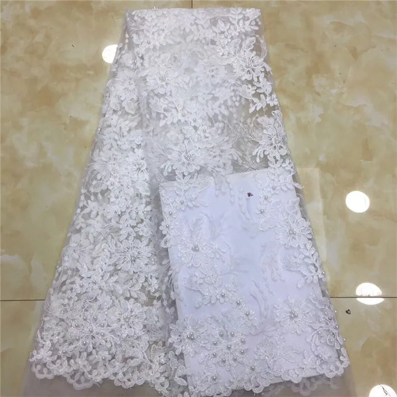 Блестящие пайетки Французский кружевной ткани с бисером 3D цветы Африканский