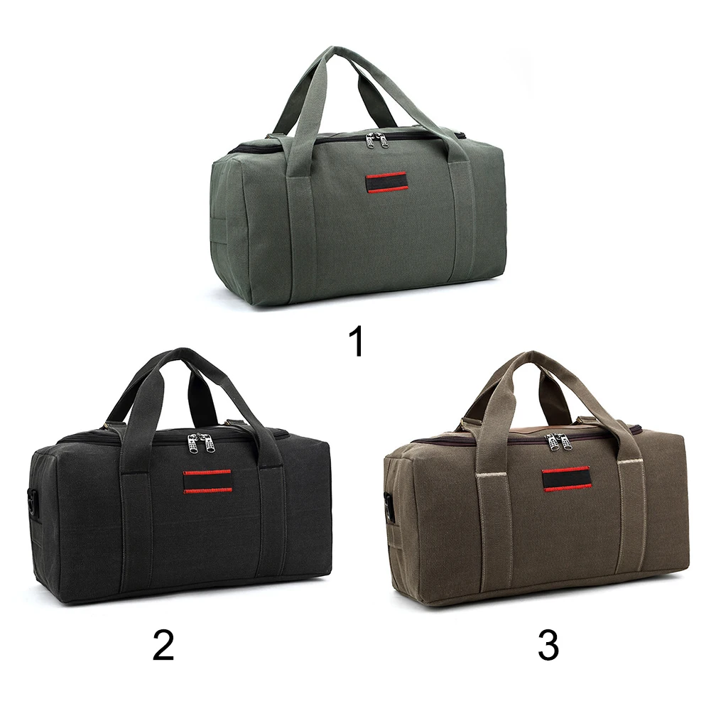 Men Women Camping Pack Handbag Sports Large Capacity Duffle Fitness Canvas Wear Resistant Gym Handheld Rucksack Travel Bag | Багаж и сумки