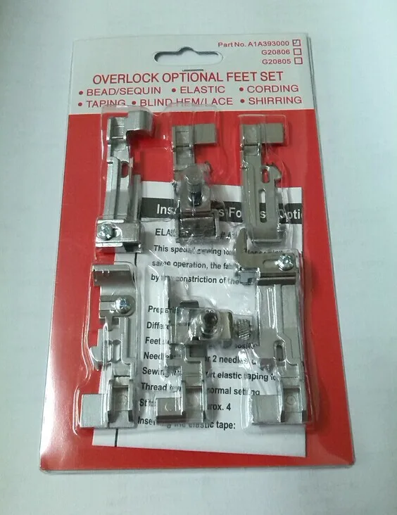 Аксессуары для швейной машины прижимная лапка шитья по бокам со специальной