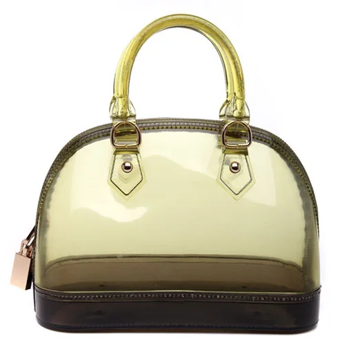 Прозрачное Серебрянное ожерелье цвета с замком силикона bolsas femininas оболочки ПВХ