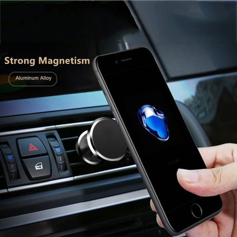 Universal Car Phone Holder For Samsung 360 Degree GPS Magnetic Mobile iPhone Xiaomi Magnet Mount Stand | Мобильные телефоны и