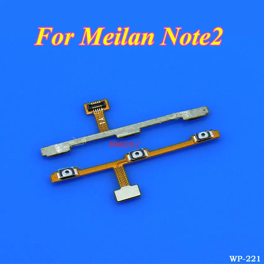 Гибкий кабель для Meizu Meilan M2 M3 M3S Note Note2 Note3 металлический боковой переключатель
