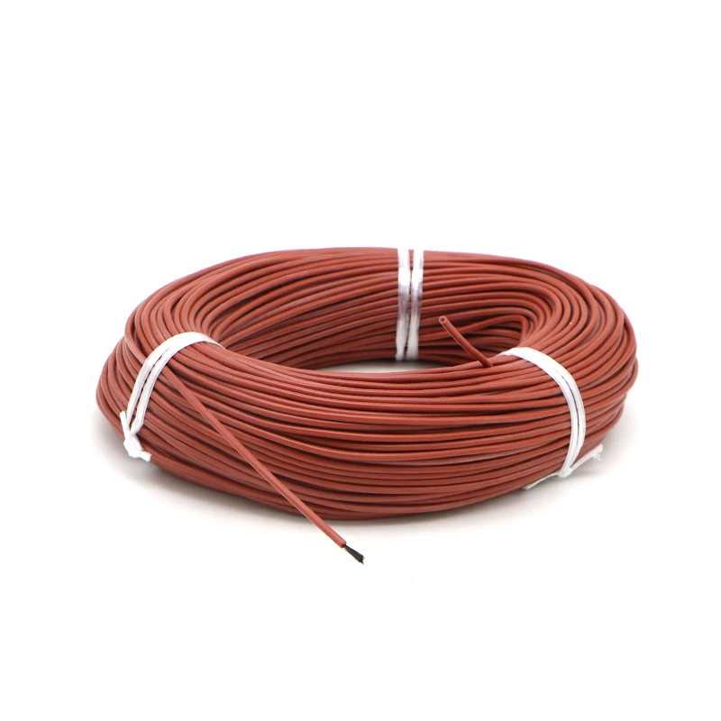 Резиновая крышка 12K 33 Ohm/m углеродное волокно нагревательный провод гибкий водонепроницаемый теплый пол нагревательный кабель