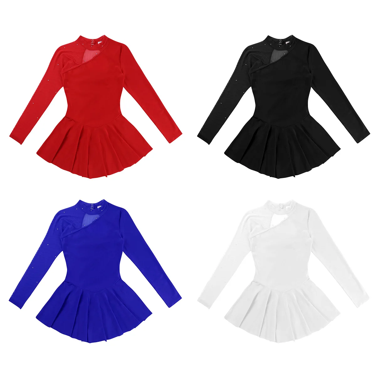 Женский Профессиональный Балетный костюм для танцев взрослых с длинным рукавом