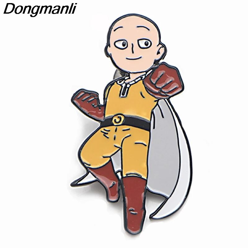 P3786 Dongmanli аниме Сайтама металлические эмалевые броши и искусственные булавки