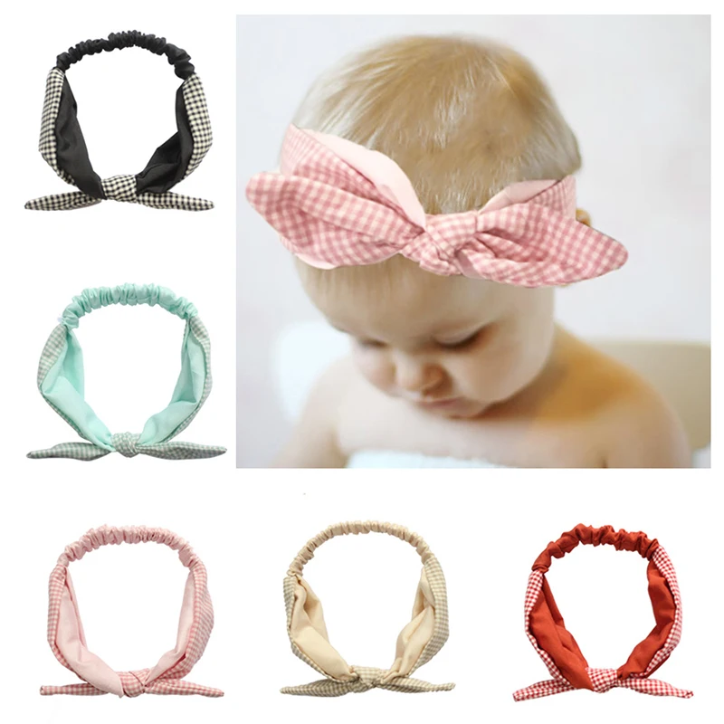 2019 прекрасный для маленьких девочек заячьими ушками плед волос головы Крест