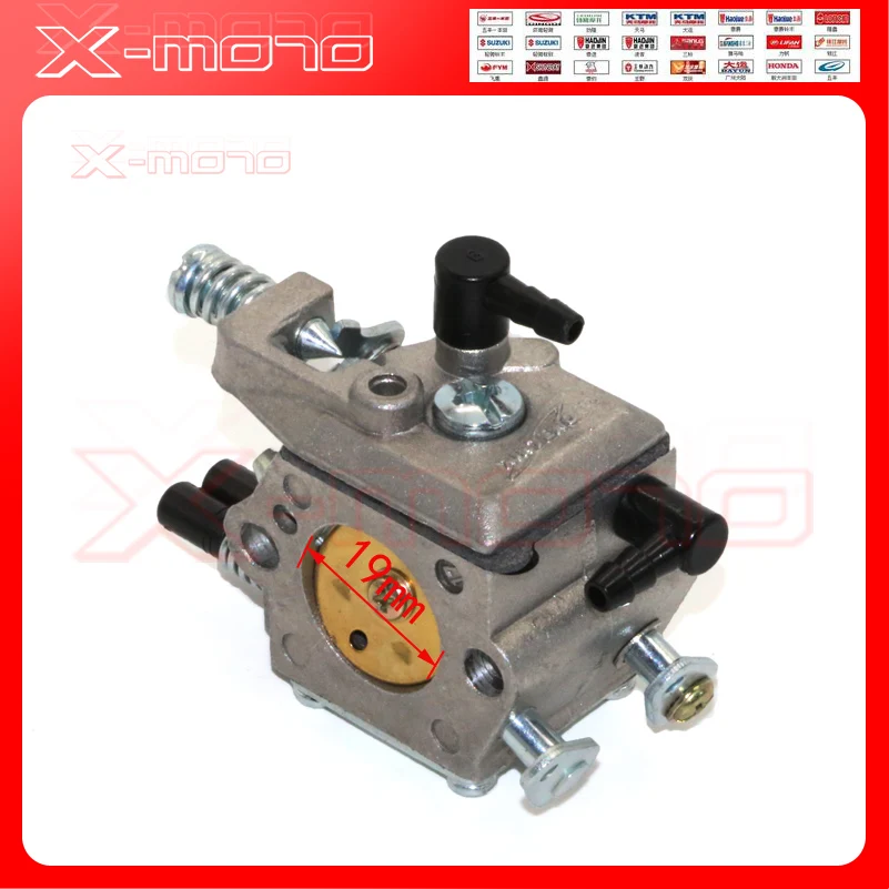 Карбюратор для цепной пилы 45cc 52cc 58cc карбюратор 4500 5200 5800 2-тактный двигатель