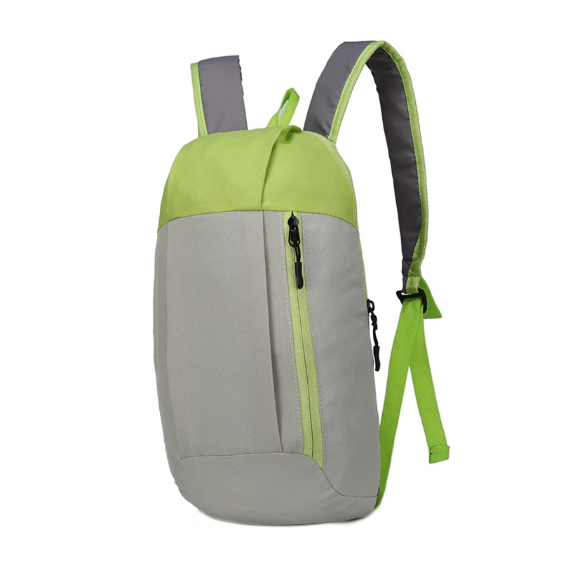 Green Gray 9 цветов, 10л, рюкзак для путешествий, ультралегкий, для спорта на открытом воздухе, рюкзак для мужчин и женщин, детские сумки для бега, портативные сумки для скалолазания - Цвет: Green Gray