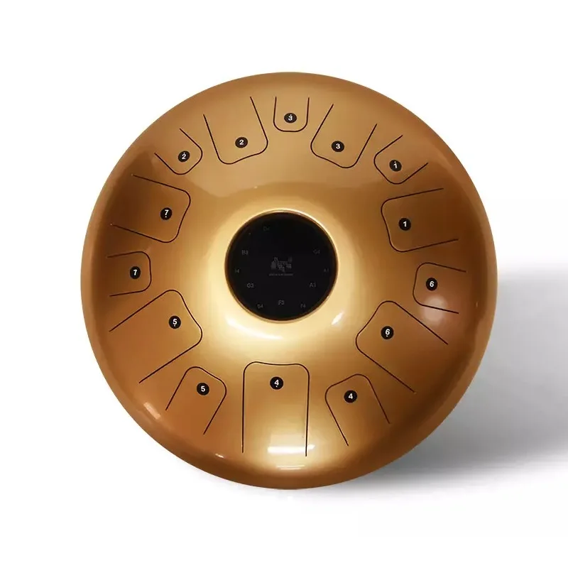 14 дюймов C Стальной язычок Барабан Палка MINI HandPan Инструмент Ключ Йога Чайная игра