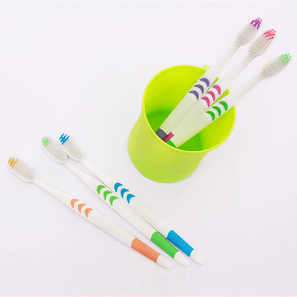 10 шт./компл. уход за полостью рта Нескользящие зубная щётка персональный взрослых