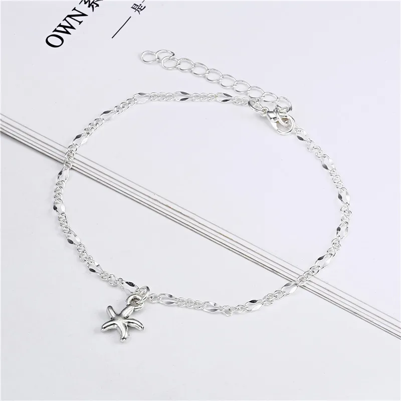 Многослойная цепочка на лодыжку с подвеской в виде звезды новый летний пляжный