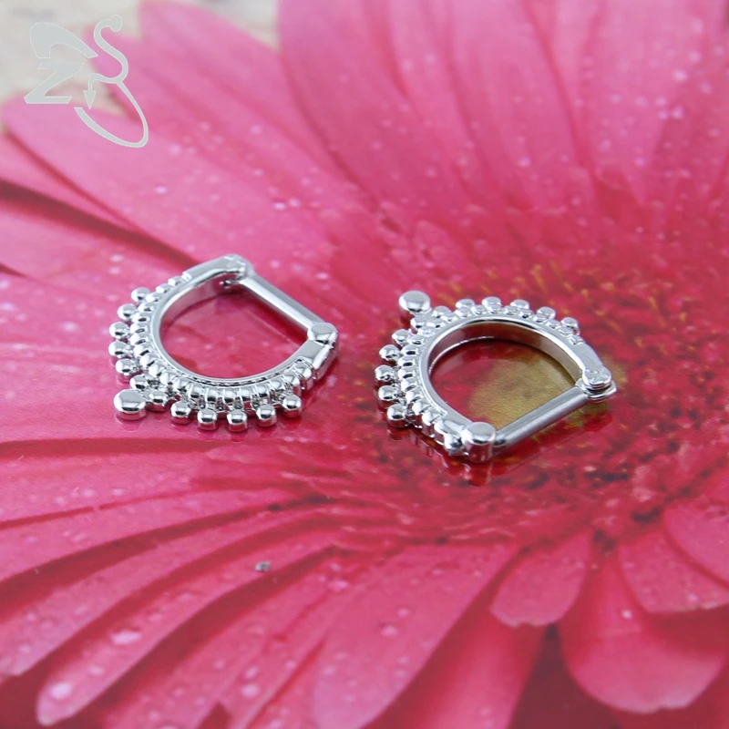 Кольцо для пирсинга носа из нержавеющей стали 16g | Украшения и аксессуары