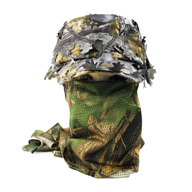 Для Мужчин's Кепки камуфляж ведро Шапки Снайпер охотничий тактический военный