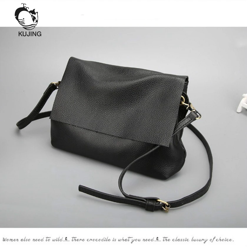 KUJING кожаные сумки высокого качества простые женские через плечо дешевые модные