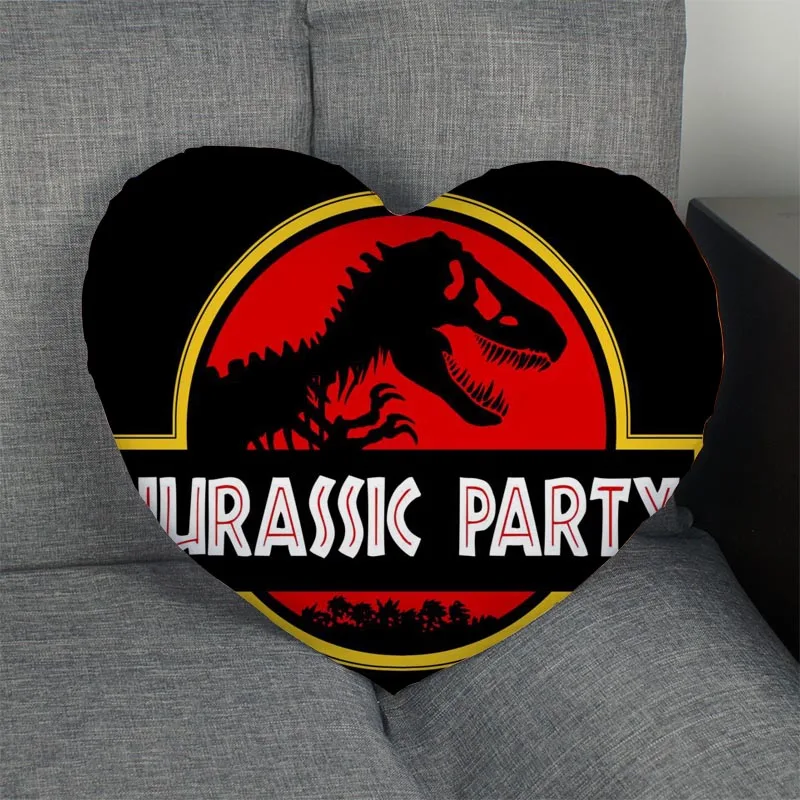 

Новое поступление, Наволочка на молнии на заказ, наволочка в форме сердца парка Юрского периода, размер 41x36 см, 47x42 см