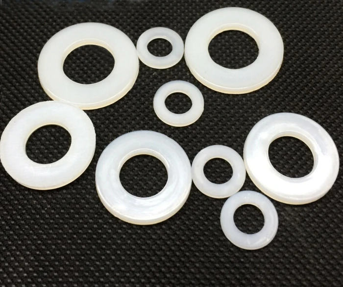 

100pcs/lot M12*24*2 M12 plastic nylon flat washer gasket