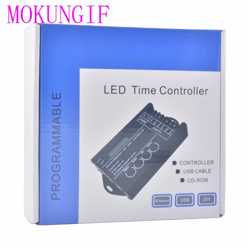 Светодиодный индикатор времени диммер RGB контроллер TC420 TC421 Wi-Fi DC12V-24V 5 общего канала Выход 20A общий анод программируемый TC423 220V