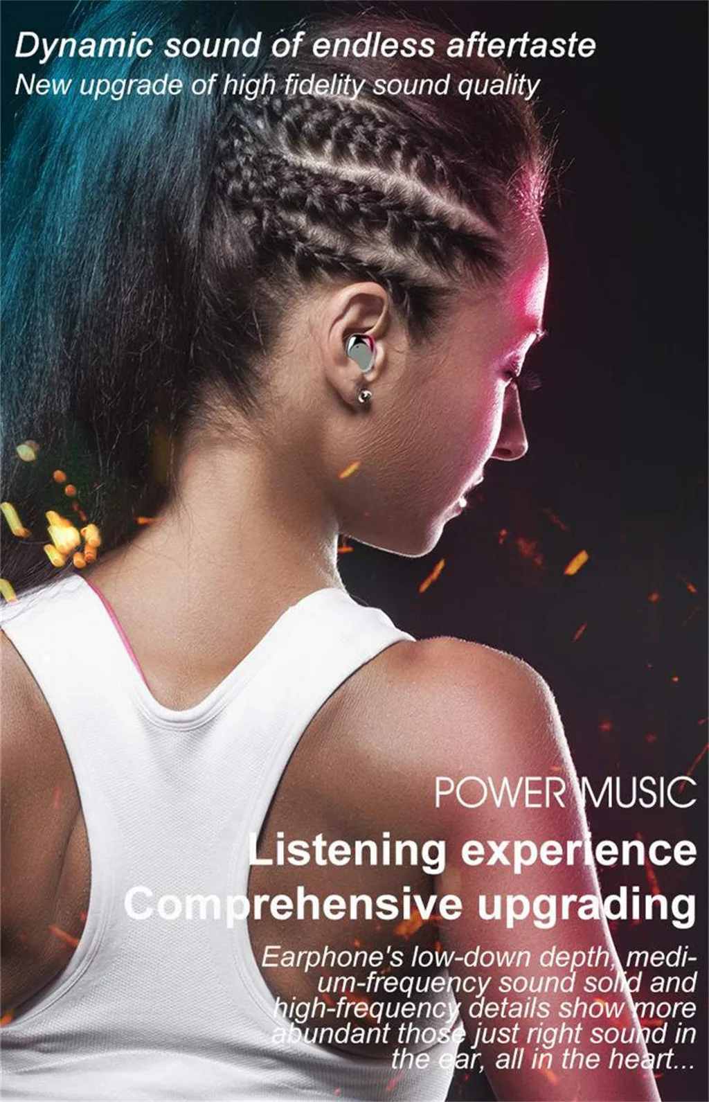 X26 наушники-вкладыши TWS bluetooth 5,0 True Беспроводной наушники Смарт IPX7 Водонепроницаемый стерео Hi-Fi наушники с зарядный чехол