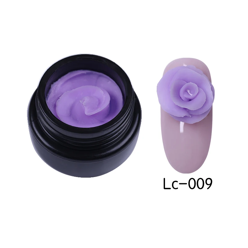LC-09 LILYCUTE 4D резной УФ гель для резьбы краска для рисования лак скульптура Пластилин маникюр Дизайн ногтей моделирование краски гель - Цвет: LC-09