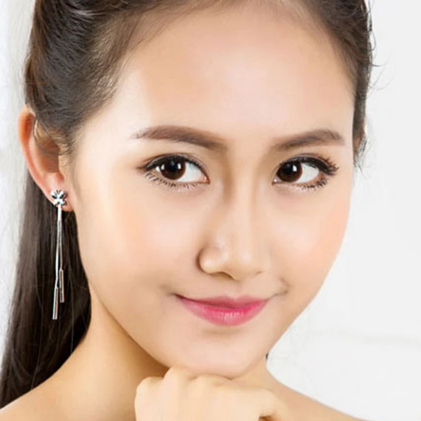 Европейские и американские ретро женские серьги с кисточками модные простые