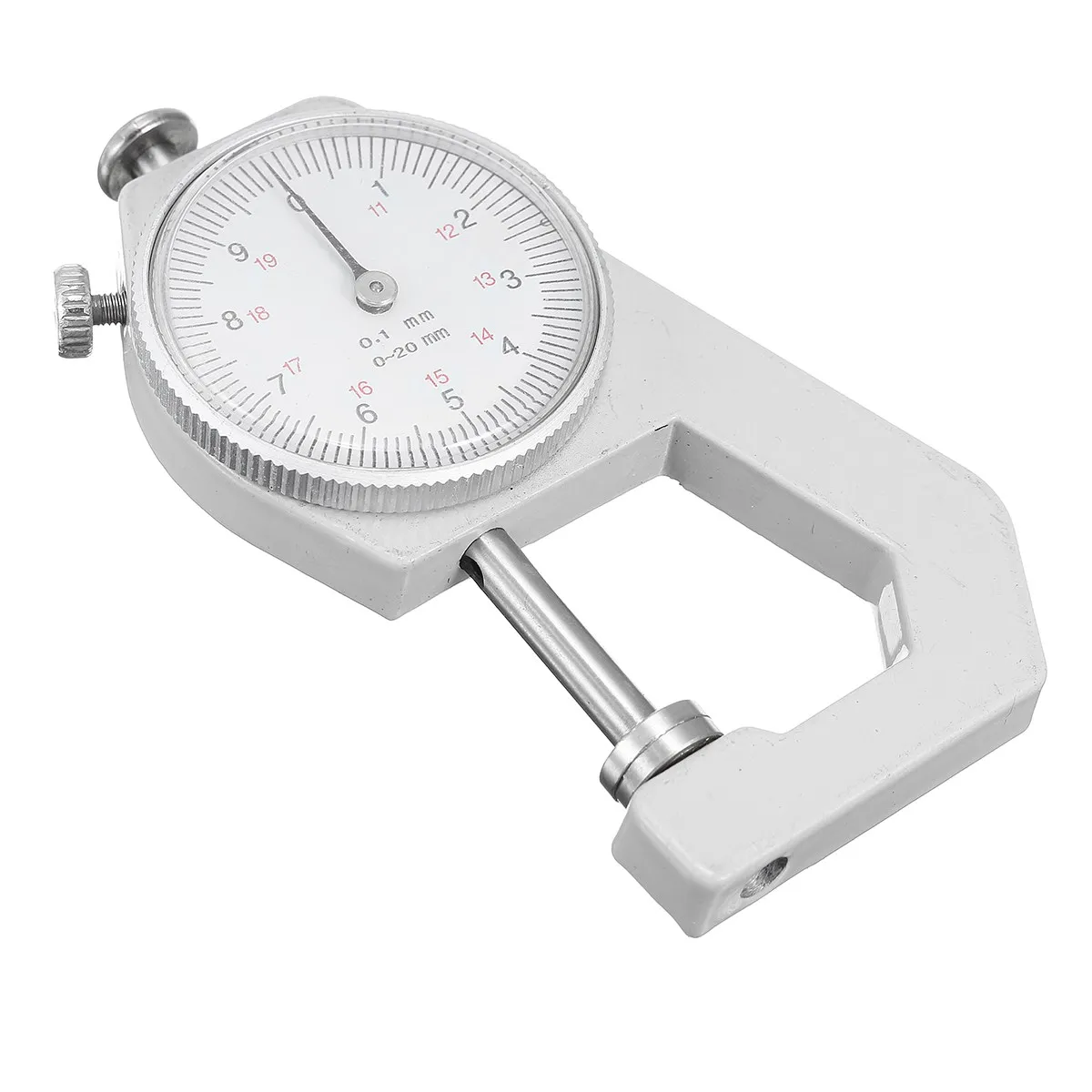 Толщиномер 0 20 мм металлический тестер толщины кожи инструмент для кожевенного