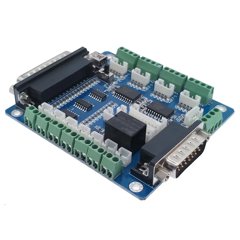 Плата драйвера с ЧПУ USB MACH3 100 кГц коммутационная плата 5 осевой интерфейс драйвер