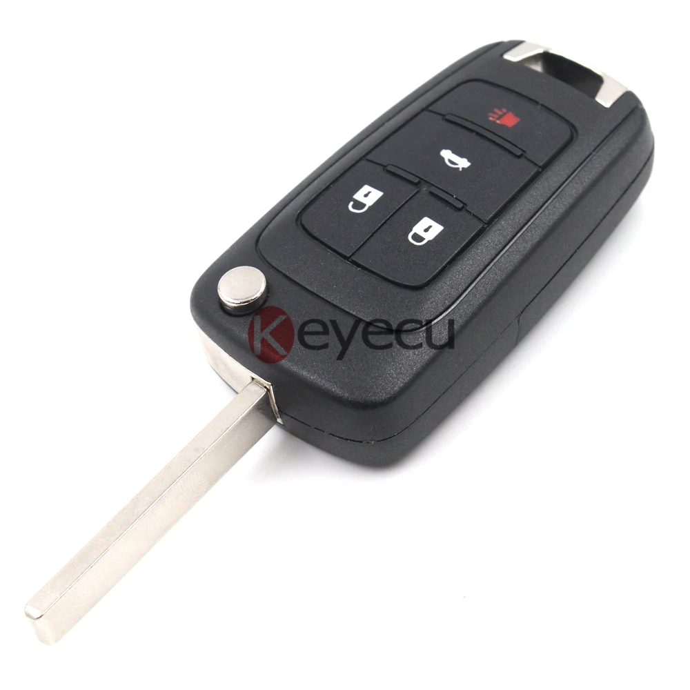 Дистанционный ключ дистанционного управления KEYECUNew 4 кнопки для Chevrolet Cruze 2010 2011 2012