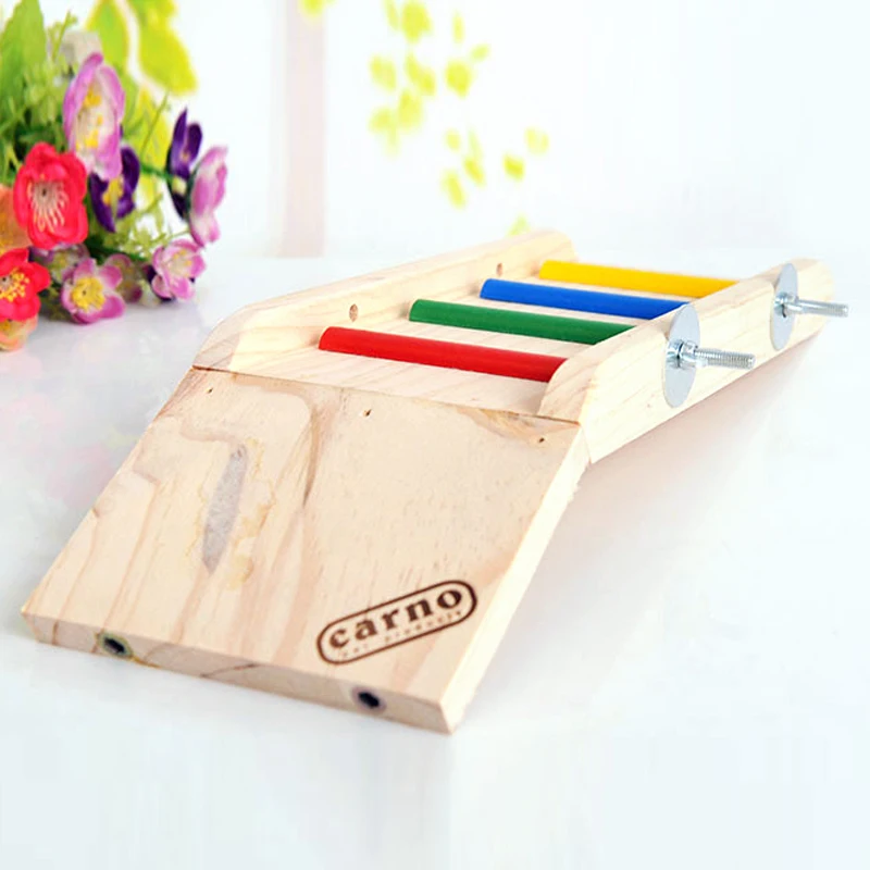 Totoro морская свинка хомяк Красочные противоскользящие деревянные игрушки дом