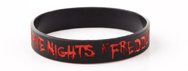 50PCS wristband Все серии пять ночей у Фредди бумажный стаканчик, тарелка Fnaf вечерние принадлежности баннеры/Кекс Топпер/для праздников и вечеринок украшения - Цвет: 50PCS wristband