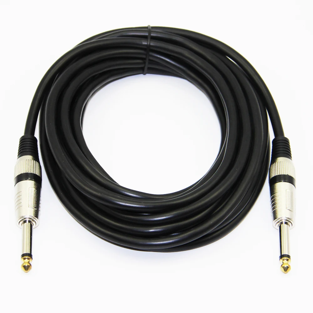 Bochara 1/4 ''Jack 6 5 мм до моно аудио кабель папа для усилителя электрогитары миксер 3