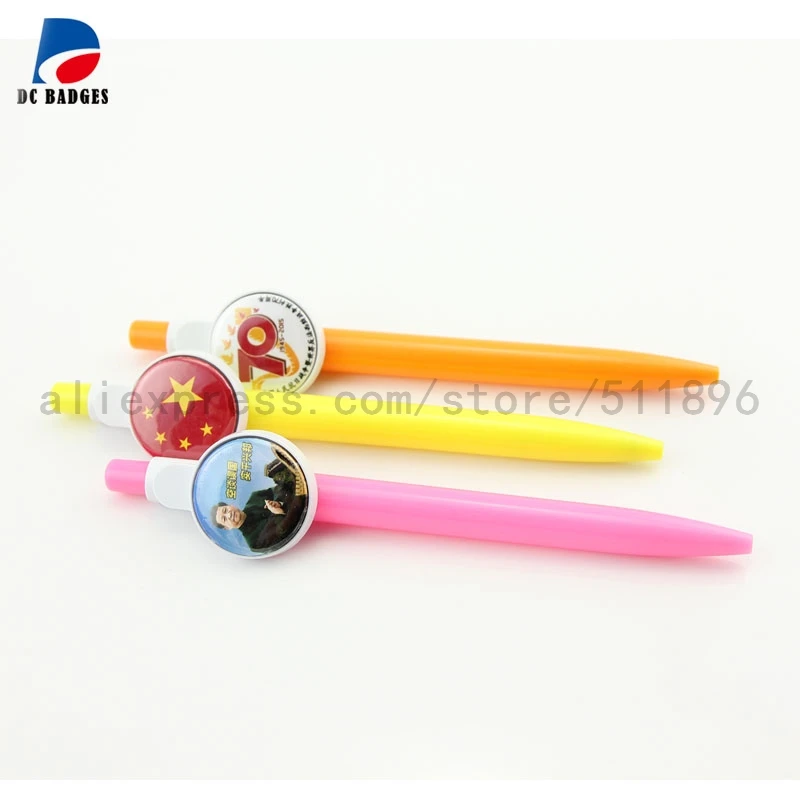 

100sets of 1" 25mm Ballpen Button Material button making machine parts