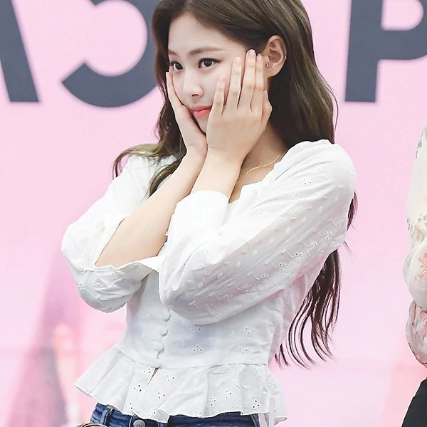 Kpop BLACKPINK JENNIE уличная кимоно белая блузка женская маленькая свежая kawaii Женские топы с открытыми плечами и блузки женская рубашка