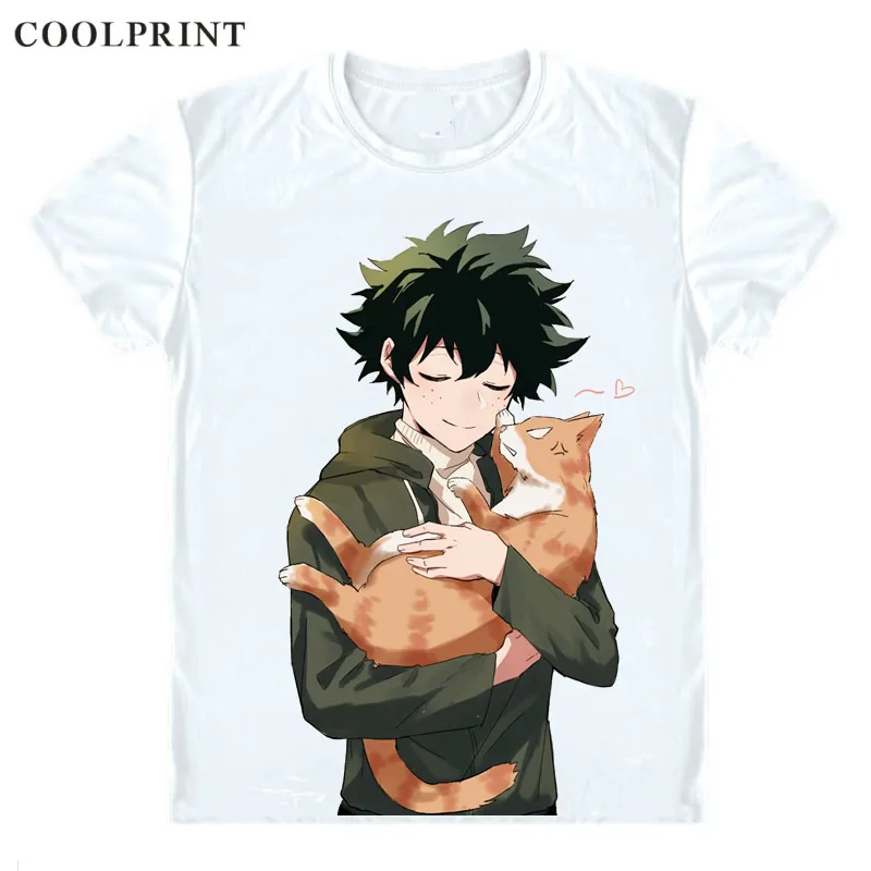 Midoriya Izuku футболка Boku no Hero Academy My Hero Academy Мужская Повседневная футболка премиум-класса футболка с короткими рукавами и принтом - Цвет: Style 7