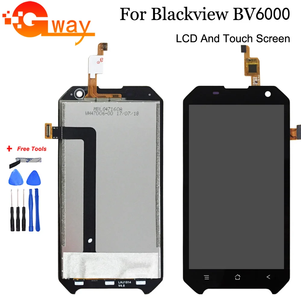 4 7 &quotдля Blackview BV6000 ЖК-дисплей Дисплей кодирующий преобразователь сенсорного