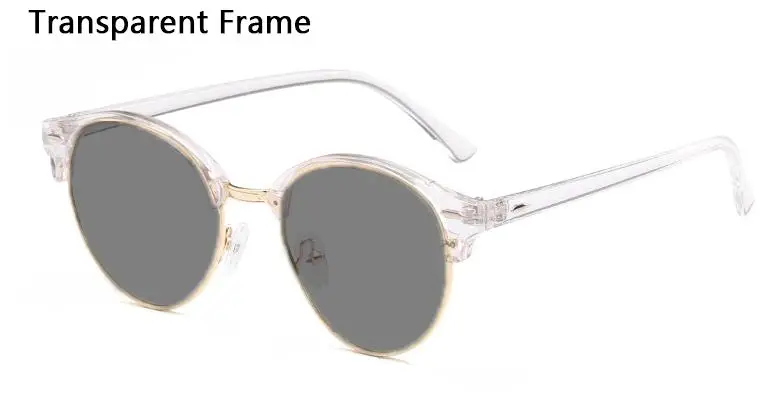 transparent frame Диоптрий SPH-1-1,5-2-2,5-3-3,5-4-4,5-5-5,5-6,0 поляризационные солнцезащитные очки для мужчин и женщин близорукие очки L3 - Цвет оправы: transparent frame