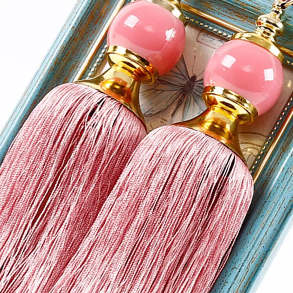 2 шт. большой шар из нефрита занавес с кисточками одна пара украшение для дома