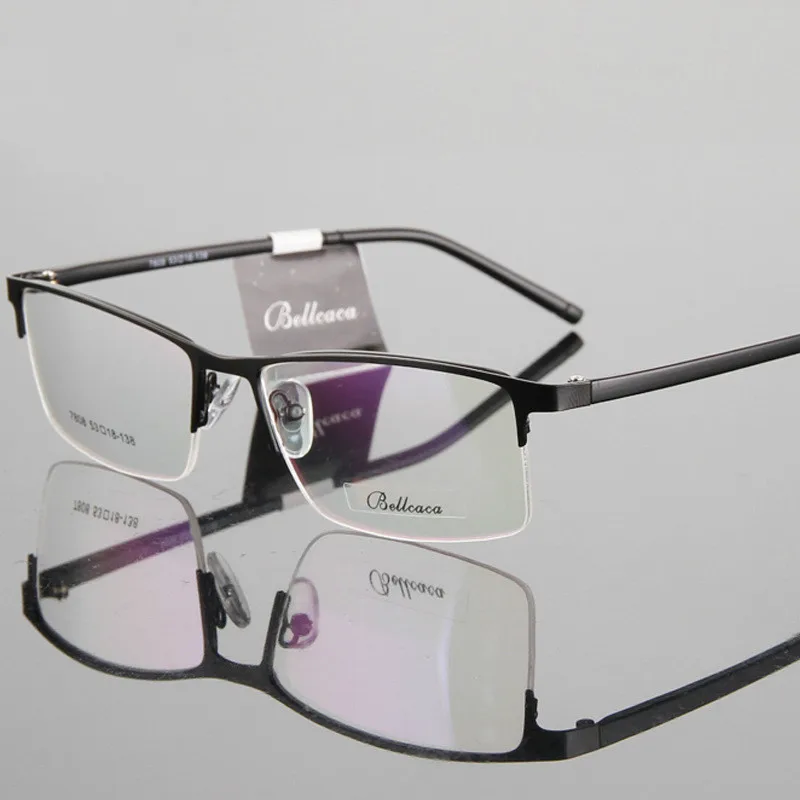 НОВАЯ тонкая стальная оправа для очков оптическая глаз бизнес мужская